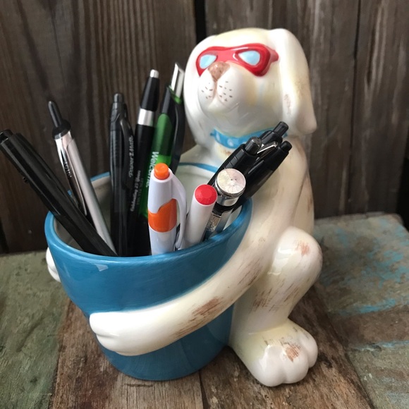 Ceramic Dog Planter - Picture 6 of 7